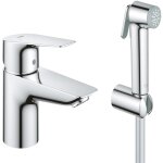 Grohe - start edge - mitigeur de lavabo avec douchette de bidet, chrome 23773001