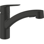 Start mitigeur monocommande �vier avec douchette extractible, noir mat (303072431) - grohe
