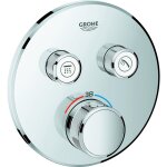 Grohe - grohtherm smartcontrol - mitigeur thermostatique encastr de douche, 2 sorties, chrome 29119000 ...