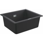 Grohe - viers - �vier composite k700 avec garniture de vidage automatique, 533x457 mm, noir granite 31654ap0 ...