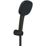 Grohe - vitalio comfort - set pomme de douche, support et flexible, 2 jets, noir mat 263992431