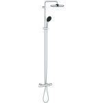 Grohe - vitalio start - set de douche avec thermostat de baignoire, diamtre 3 cm, 2 jets, chrome 26988001 ...