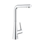 Grohe - zedra - mitigeur d'�vier avec douchette extractible, smartcontrol, chrome 32553002