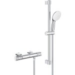 Grohtherm 1000 performance ensemble de douche - mitigeur thermostatique - avec rosaces - avec ensemble ...