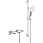 Grohtherm 1000 performance ensemble de douche - mitigeur thermostatique - avec rosaces - avec ensemble ...