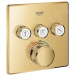 Grohtherm smartcontrol - mitigeur thermostatique encastr�, 3 sorties, cool sunrise 29126gl0 - grohe