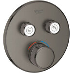 Grohtherm smartcontrol - mitigeur thermostatique encastré de douche, 2 sorties, hard graphite brossé ... Grohtherm smartcontrol - mitigeur thermostatique encastré de douche, 2 sorties, hard graphite brossé ...