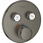 Grohtherm smartcontrol - mitigeur thermostatique encastré de douche, 2 sorties, hard graphite brossé ... Grohtherm smartcontrol - mitigeur thermostatique encastré de douche, 2 sorties, hard graphite brossé ...
