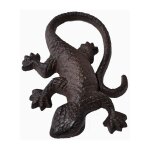 Grosse salamandre d�co fonte 10x15cm