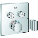 Grohe - grohtherm smartcontrol - mitigeur thermostatique encastr de baignoire  2 sorties avec support ...