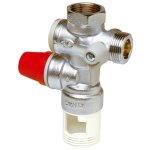 Groupe de s�curit� thermador laiton chrom� nf - acs droit si�ge standard - 3 / 4