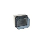 Gslt171 ide boitier industriel �tanche ip67 avec bords lisses, couvercle r�hauss� transparent dim. 175x151x155 ...