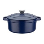 Gsw - blue magic - marmite - � 20 cm - fonte d'acier - bleu - tous feux dont induction