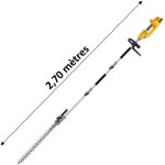 Taille - haies sur perche sans fil � batterie, 40 v gt elec sans batterie et sans chargeur