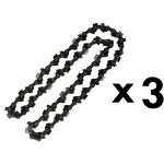 Lot de 3 chanes 44 maillons pour multifonction 4 en 1 et outil sur perche