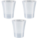 Gt garden - lot de 3 pots pour orchid�es avec r�serve d'eau - arte - dea transparent 2 litres