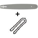 Gt garden - guide 16 pouces (40 cm) avec chane 66 maillons pour trononneuse