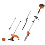 Gt garden - multifonction thermique 4 en 1 : tron�onneuse - d�broussailleuse - taille - haies et rallonge ...