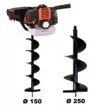 Tarire thermique 52 cm3 + mches 150 et 250 mm