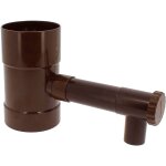 Gt market - rcuprateur d'eau de pluie marron pour gouttire 100 mm