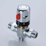 Gta - mitigeur thermostatique pour le contr�le de la temp�rature du syst�me de chauffage de la douche ...