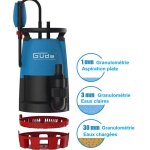 G�de - pompe combin�e 3 en 1 gs 751 - eaux charg�es et eaux claires