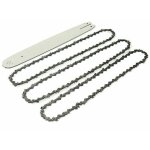 Guide de cha�ne de 16 pouces et 3 cha�nes de tron�onneuse, pas de 56, pour stihl ms170 ms180 ms192 ms200 ...