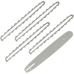Longueur de guide - cha�ne 35 cm avec 4 cha�nes de tron�onneuses, 52 maillons / entraineurs, pas de 3 ...