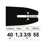 Guide ozaki 40 cm 3 / 8lp 1, 3mm Guide ozaki 40 cm 3 / 8lp 1, 3mm