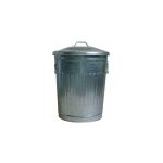 Poubelle americaine en acier galvanisé 30l guillouard 080340 Poubelle americaine en acier galvanisé 30l guillouard 080340