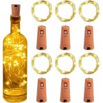 Guirlande led bouteille 2m 20leds bouteille lumineuse, led bouchon bottle light �tanche fil d'argent ...