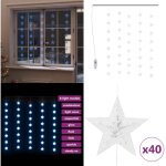 Guirlande lumineuse à étoiles led 200 led bleu 8 fonctions - rideau lumineux - guirlande lumineuse - ... Guirlande lumineuse à étoiles led 200 led bleu 8 fonctions - rideau lumineux - guirlande lumineuse - ...