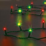F��ric lights and christmas - guirlande lumineuse ext�rieur 200 led rouge vert 20m - feeric lights & ...
