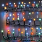 Guirlande lumineuse ext�rieur 12 m 500 led multicolore 8 jeux de lumi�re - feeric christmas