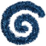 Guirlande de no�l boa large 15 cm bleu longueur 2 m�tres - feeric christmas