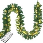 Guirlande de noël lumineuse décoration en sapin artificiel avec lumières blanc chaud pour porte fenêtre ... Guirlande de noël lumineuse décoration en sapin artificiel avec lumières blanc chaud pour porte fenêtre ...