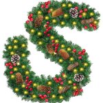 Guirlande de no�l, guirlande sapin artificiel 2. 7m, guirlande lumineuse sapin noel, guirlande de sapin, ...