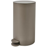 Poubelle salle de bain � p�dale 5l taupe