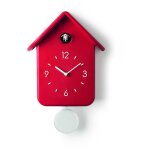 Guzzini horloge � coucou moderne rouge design d�coratif