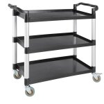 Bc - elec - gx - 032b chariot de service � roulettes, desserte de cuisine, servante 3 �tages avec freins, ...