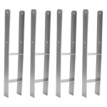 H - ancre ancrages ancrage en h ancre de sol durable garages douille de sol hauteur 600mm pied de poteau ...