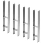 H - ancre ancrages ancrage en h ancre de sol durable garages douille de sol hauteur 600mm pied de poteau ... H - ancre ancrages ancrage en h ancre de sol durable garages douille de sol hauteur 600mm pied de poteau ...