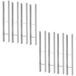 H - ancre ancrages ancrage en h ancre de sol durable garages douille de sol hauteur 600mm pied de poteau ...