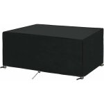 Housse salon de jardin 250x150x90cm 420d oxford noir housse table de jardin rectangulaire protection ...