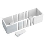 Otitec ? habillage de baignoire blanc 170 x 70 x 55 cm ? polystyr�ne expans� ? r�sistant � l'eau ? installatio ...