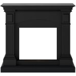 Tagu - habillage de chemin�e pour powerflame mod�le magna ? noir profond