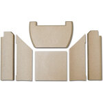 Kaminxpert - habillage de foyer pour poles  chemine 660t de contura - vermiculite - 6 pices
