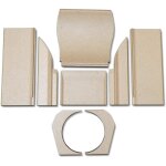 Kaminxpert - habillage de foyer pour poles  chemine dano de dan skan - vermiculite - 8 pices