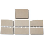 Habillage de foyer pour poles  chemine kuba de fireplace - vermiculite - 7 pices