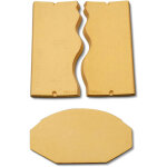 Kaminxpert - habillage de foyer pour poles  chemine mega elegance de max blank - chamotte - 3 pices ...